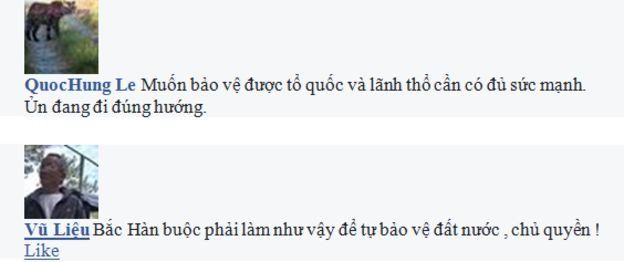 Bình luận trên Facebook của BBC Tiếng Việt