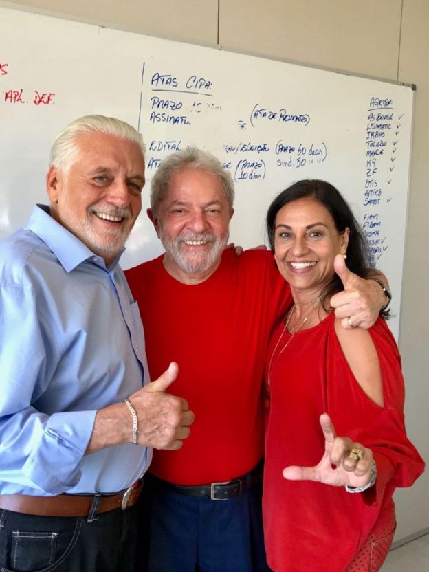 Jaques Wagner, Lula e Teresa em São Paulo