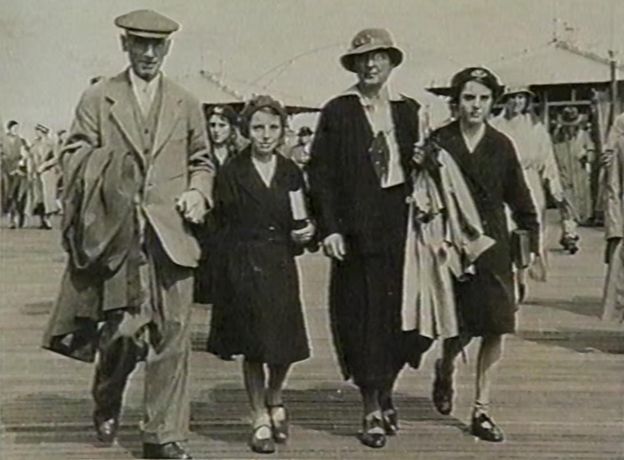 The Dodd family on a trip to Worthing, around the time they found baby Anthea