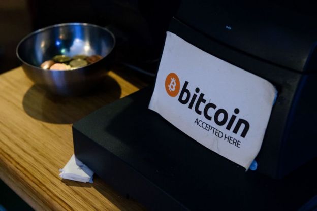 
Salah satu kafe di Irlandia yang menerima pembayaran bitcoin. 