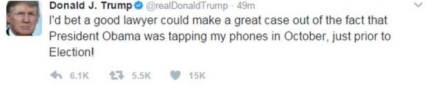 Trump tweet