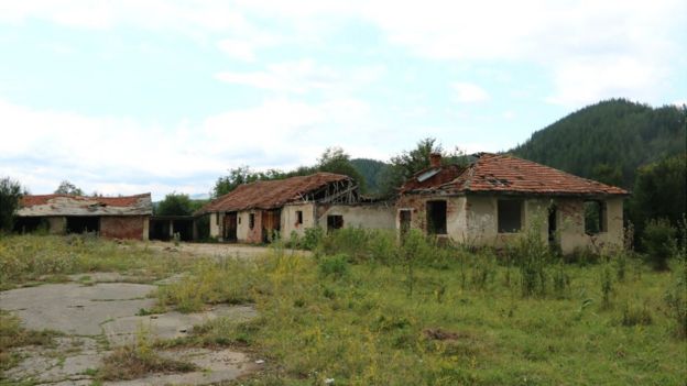 Bulgaristan'da terk edilmiş bir çiftlik
