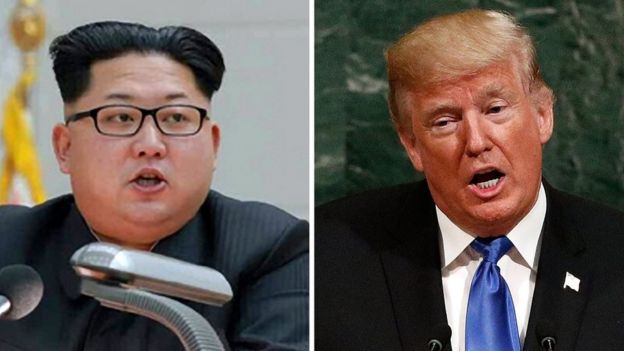 KIM JONG UN AND DONALD TRUMP