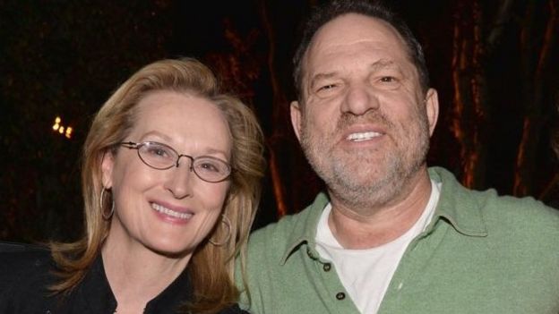 Meryl Streep y Harvey Weinstein
