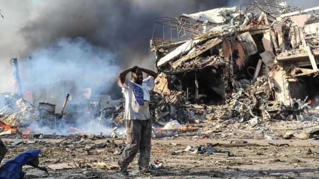 Takriban watu 230 wauawa kwenye milipuko Mogadishu