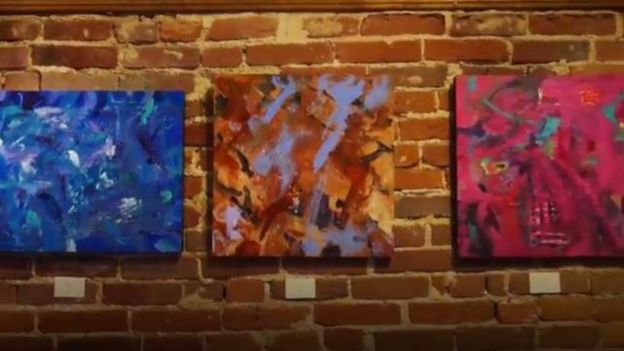 Three paintings by Metro