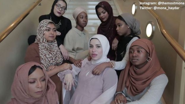 سيدة محجبة حامل تغني الراب للاحتفال بالنساء المسلمات