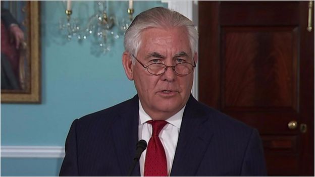 Rex Tillerson alidaiwa kumuita rais Trump 'mjinga' katika mkutano wa pentagon