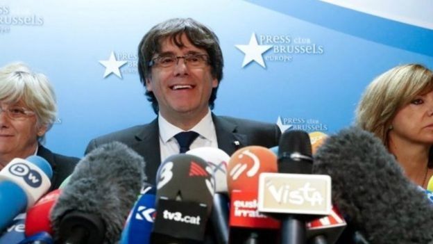 முன்னாள் தலைவர் ஜெர்மனியில் கைது: கேட்டலோனியாவில் பதற்றம் அதிகரிப்பு