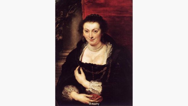 El retrato que hizo Rubens de Isabella Brandt (1610) muestra la versatilidad de la pintura hecha con el rojo cochinilla.