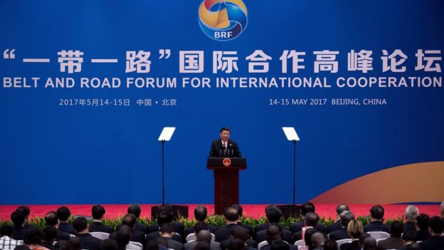 5月在北京舉行的「一帶一路」峰會
