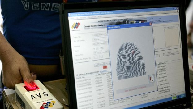 Votante venezolana