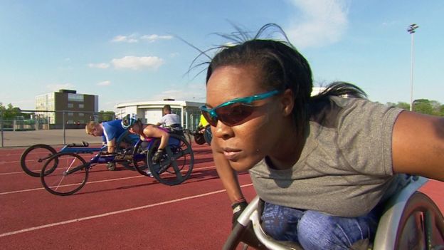 La atleta paralímpica británica Anne Wafula-Strike