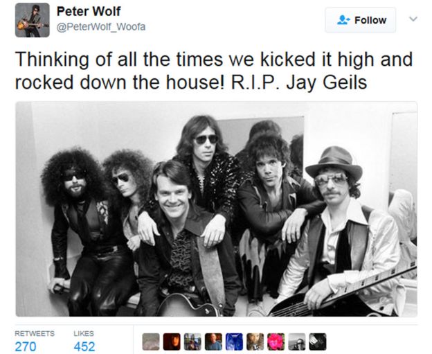 Peter Wolf tweet