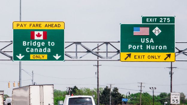Канадская граница