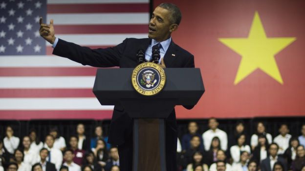 Barack Obama visits Vietnam May 2016