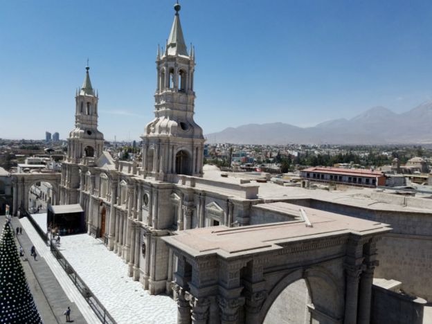 Catedral de Arequipa, Perú. (Foto: Analía Llorente)