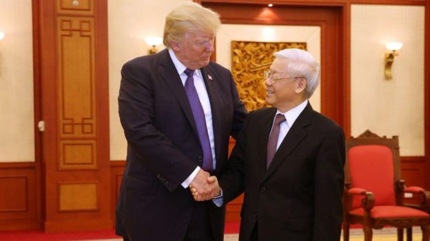 Donald Trump và Nguyễn Phú Trọng