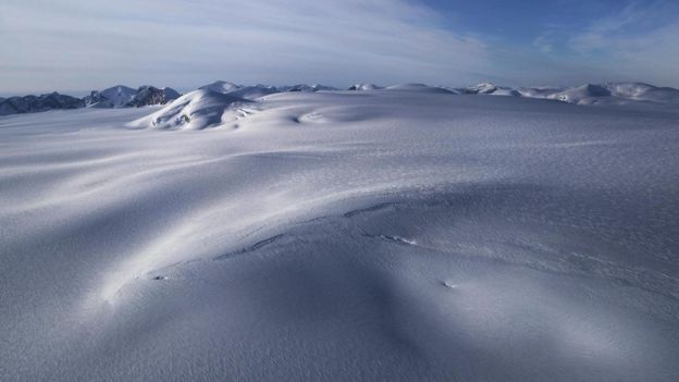 Un paisaje helado