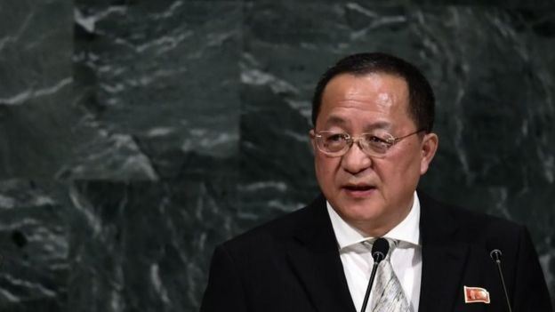 Ministro de Relaciones Exteriores de Corea del Norte, Ri Yong-ho