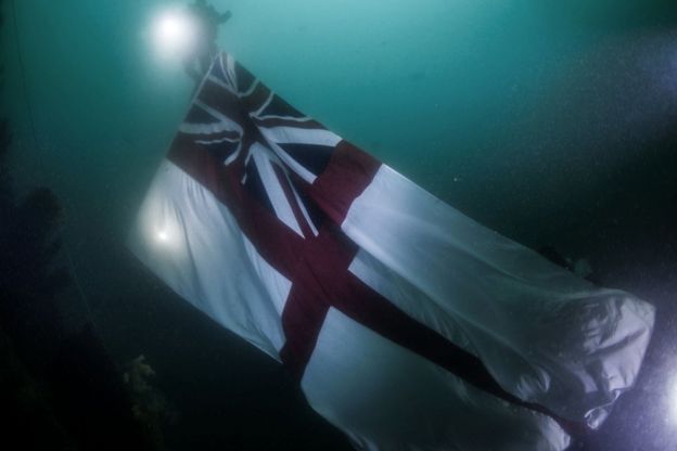 Wreck of HMS Vanguard