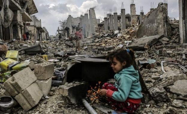 The conflict in Syria has devastated many parts of the country, including here in Kobane
