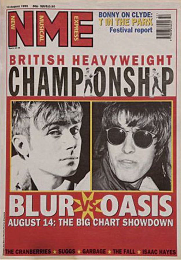 The NME's Blur vs Oasis cover