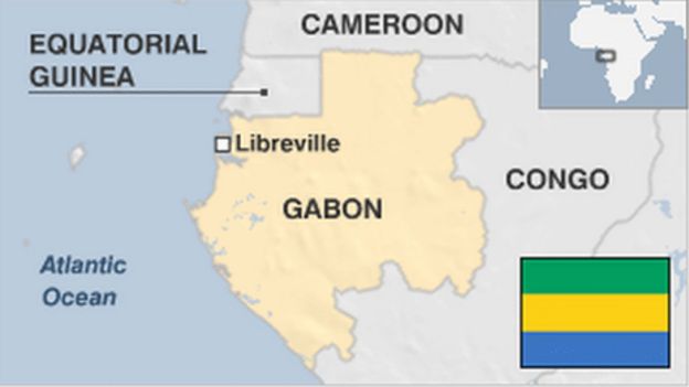 Ramani ya Gabon