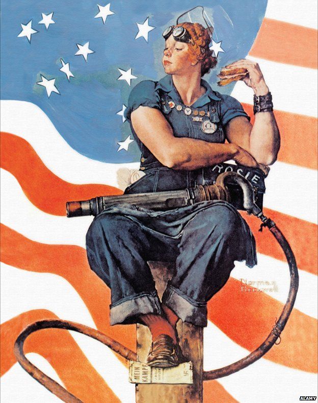 Rosie the Riveter by Norman Rockwell