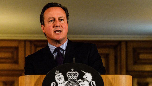 UK Prime Minister David Cameron