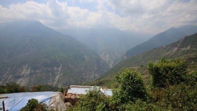 Nepal's mountains are scarred by landslides which have driven away farmers and tourists