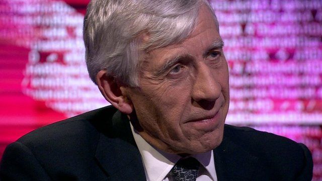 Former UK foreign secretary Jack Straw