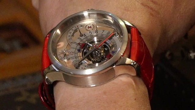 An expensive Swiss watch