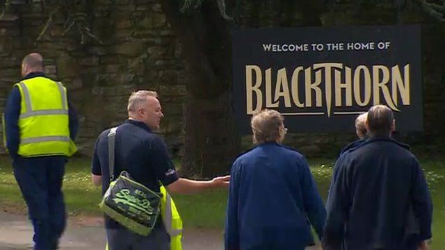Workers at Shepton Mallet Cider Mill