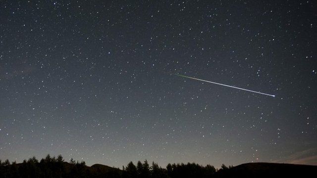 Perseid shower