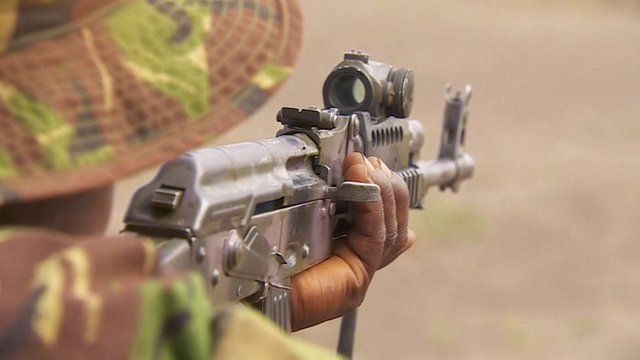 Member of anti-poaching force