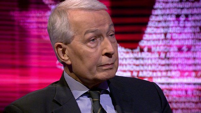 Frank Field MP, former minister for welfare reform