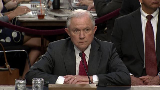US Attorney General Jeff Sessions