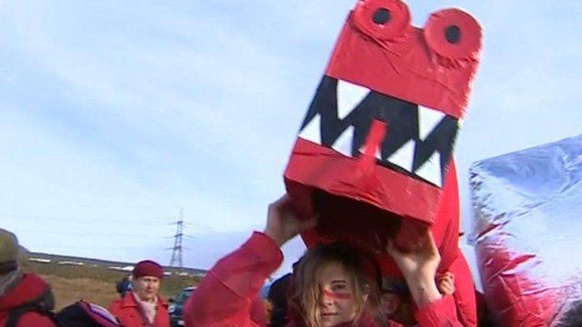 Opencast protesters