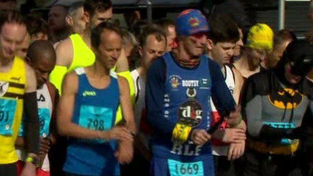 Thousands of people have been taking part in the 35th Belfast City Marathon