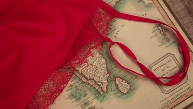 Lace camisole on map