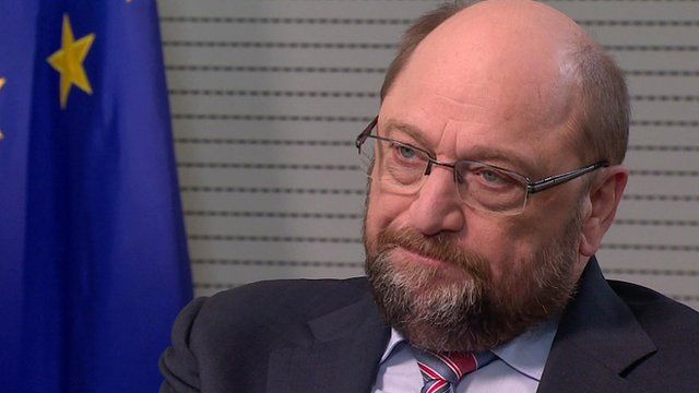 Martin Schulz, president of the European Parliament