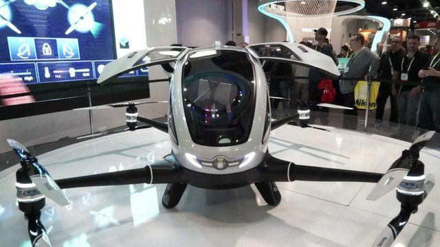 A human-carrying drone