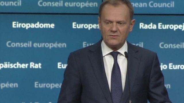 European Council President Donald Tusk
