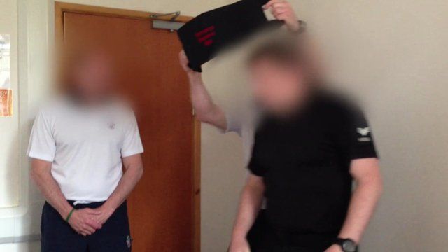 A police demonstration on using the Emergency Restraint Belt is released by Bristol Crown Court