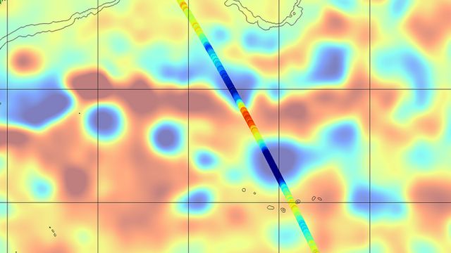 Satellite track