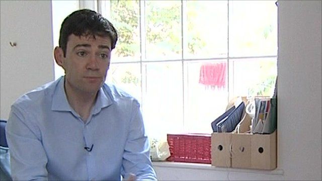 Former Health Secretary Andy Burnham