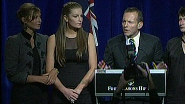 Australian opposition leader Tony Abbott