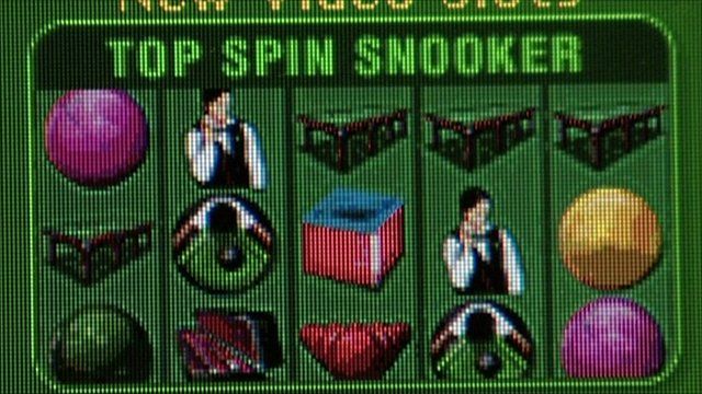 Fruit machine screen