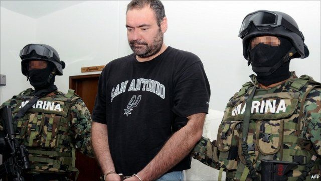 Sergio 'El Grande' Villarreal after his arrest